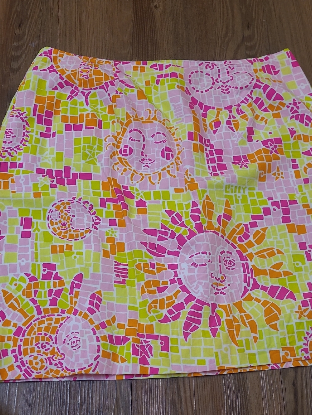 Lilly Pulitzer White Pink Green Floral Label vintage‎ Y2k size 8 for women.